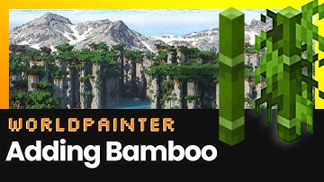How To Add Bamboo to WorldPainter  - Minecraft