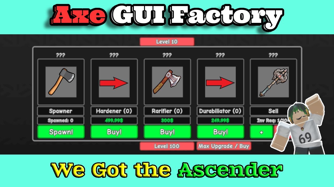 Making Mythical Axes // Axe GUI Factory - YouTube