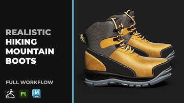 TEXTURING TOP  HIKE BOOTS IN SUBSTANCE PAINTER _11