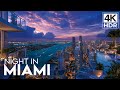 Miami City at Night | 4K Ultra HD HDR 60FPS Dolby Vision