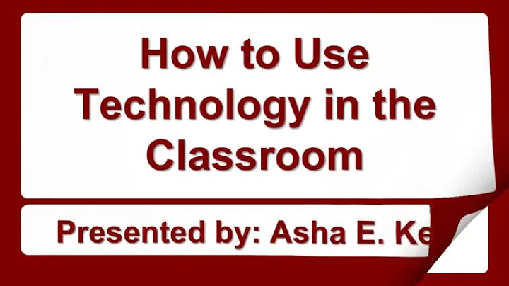 5.2 Activity: How to Use Technology in the Classroom
