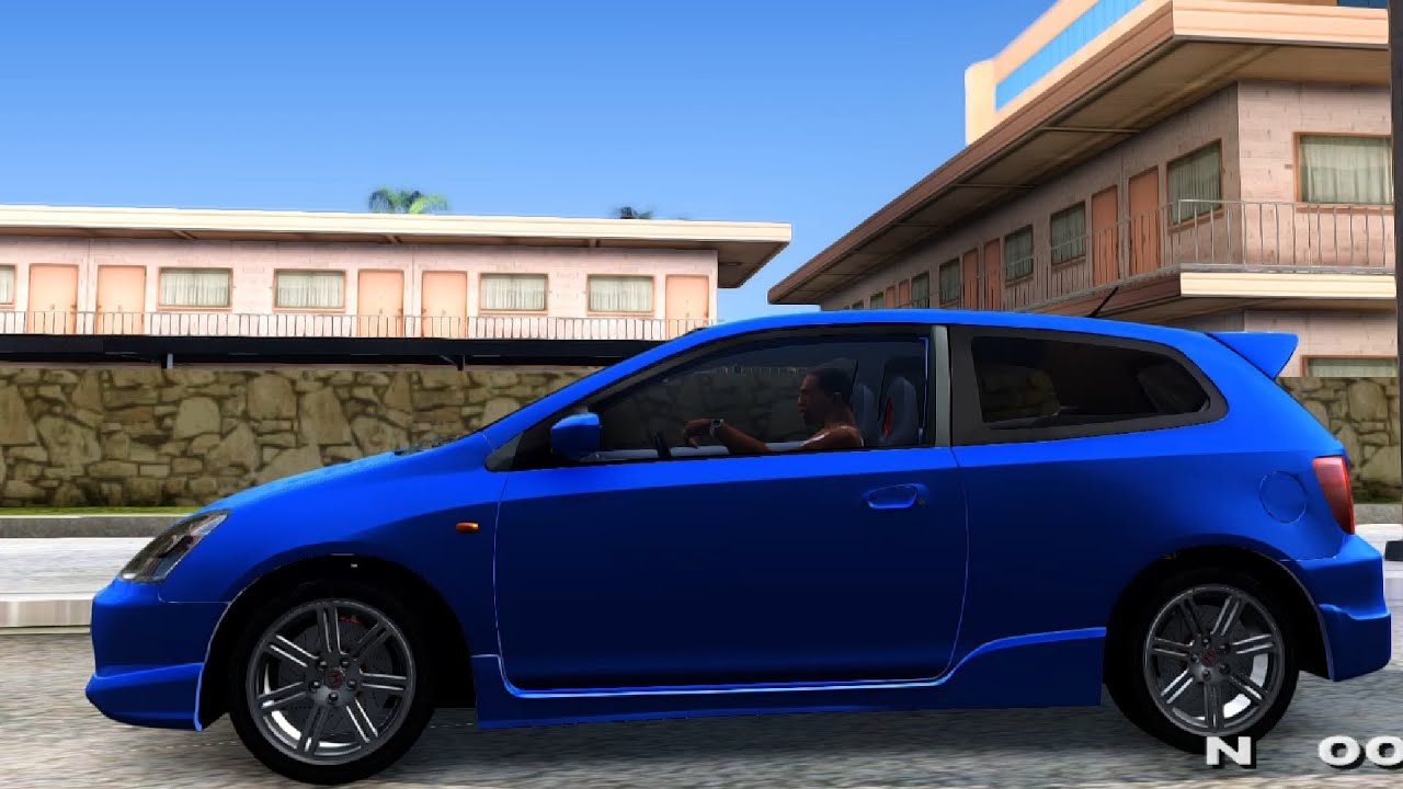 Honda Civic Type R Stock + Airbags GTA San Andreas _REVIEW YouTube