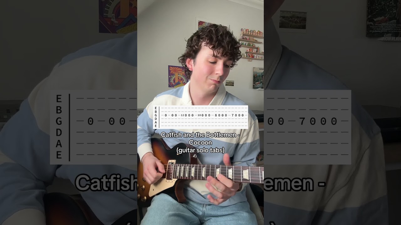 How to play the Catfish and the Bottlemen - Cocoon guitar solo (tabs) 