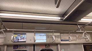 東京メトロ10000系10132F編成 各停 走行音(有楽町〜銀座一丁目)