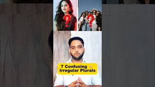 7 Confusing Irregular Plurals 😱 | English Tips 💀 #shorts