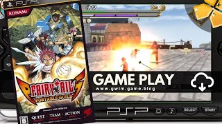 Fairy tail Portable Guild for PSP/PPSSPP GAMEPLAY