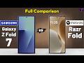 Samsung Galaxy Z Fold 7 vs Motorola Razr Fold : Full Comparison 🤔❓