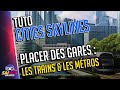 Cities skylines franais  tuto  les gares  trains et mtros