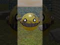 Yellow Robot Pacman Eats Giant Pumpkin! 🎃😱 #pacman #shorts #shortvideo