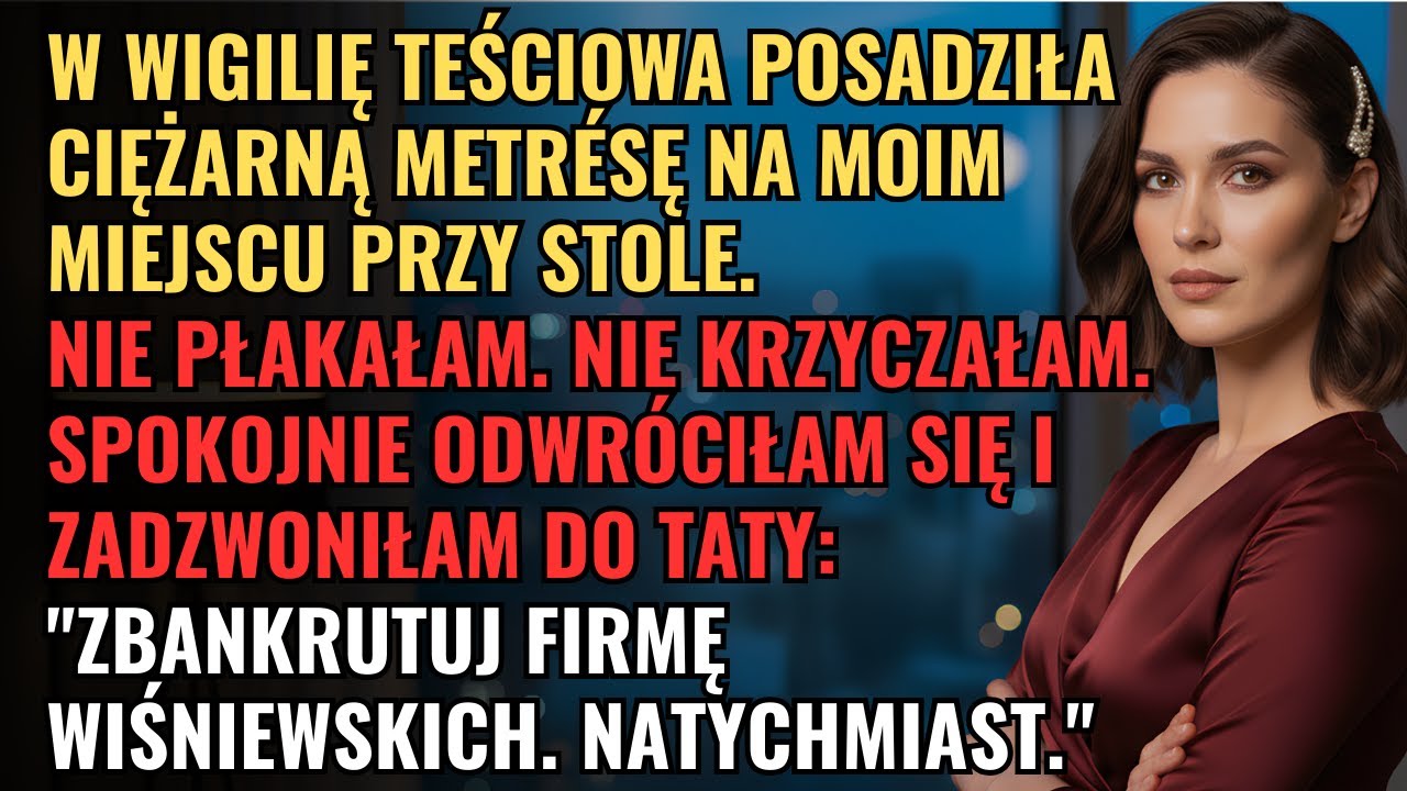 Teściowa Posadziła Metrésę Obok Męża. 😯 Nie Płakałam - Zadzwoniłam Do Taty I Wszystko Się Zmieniło 💕
