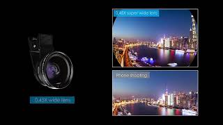 Apexel Lente Do Telefone Kit 0 45X Super Grande Angular & 12 5X Macro Micro Lente Hd Câmera Lentes P