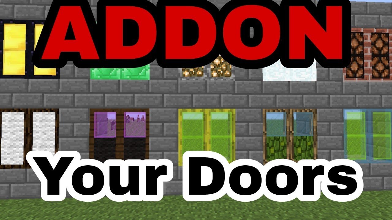Your Doors addon de puertas para Minecraft PE 1.17+ - YouTube