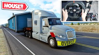 House Delivery from New Mexico to Arizona - American Truck Simulator | Thrustmaster Wheel & Shifter