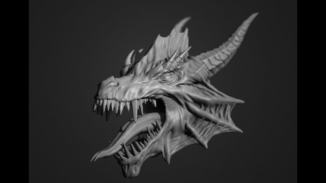 Dragon 4 head sculpt YouTube
