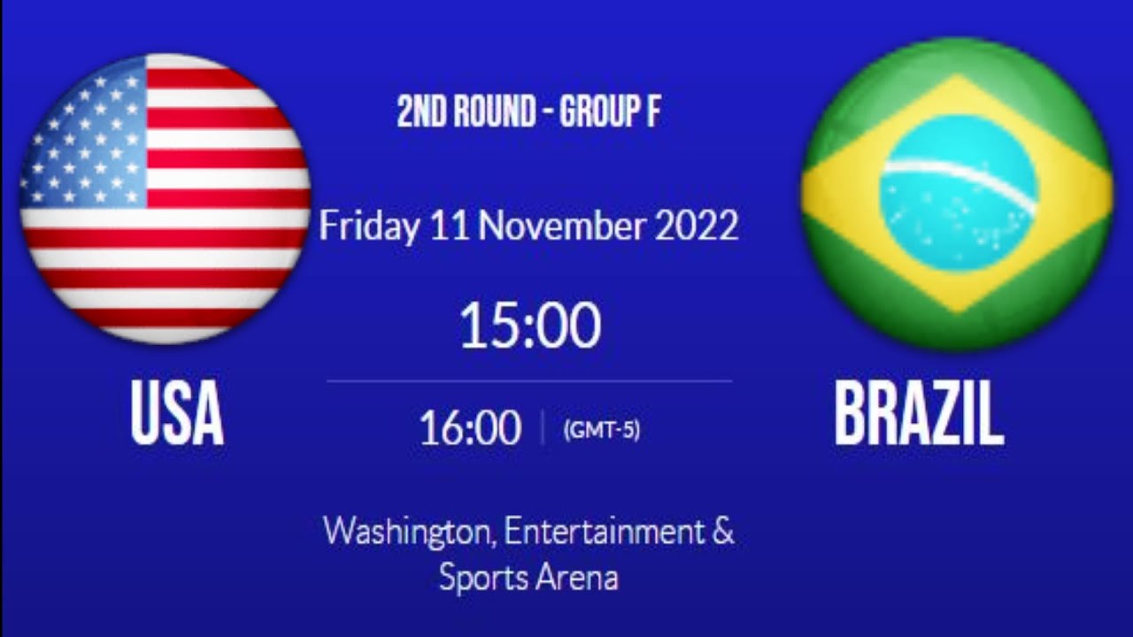 USA vs Brazil FIBA Basketball World Cup Americas Qualifiers Live Play