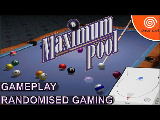 Maximum Pool - SEGA Dreamcast - Match & Gameplay of Eight Ball