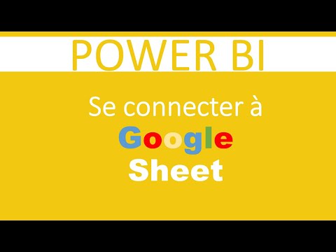 Vidéo: Pouvez-vous connecter Google Sheets ?