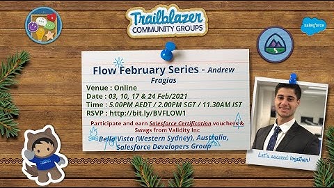 Salesforce Flow February Series - Flow Basics #1 by Andrew Fragias
