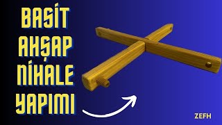 Woodworking Ahşap Nihale Altlık Yapımı Wooden Trivet Construction