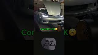 Corvette Shoots Flames On Dyno🔥😳 #cars #automobile #shorts #supercars
