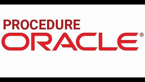Belajar Procedure di PLSQL #ORACLETUTOR