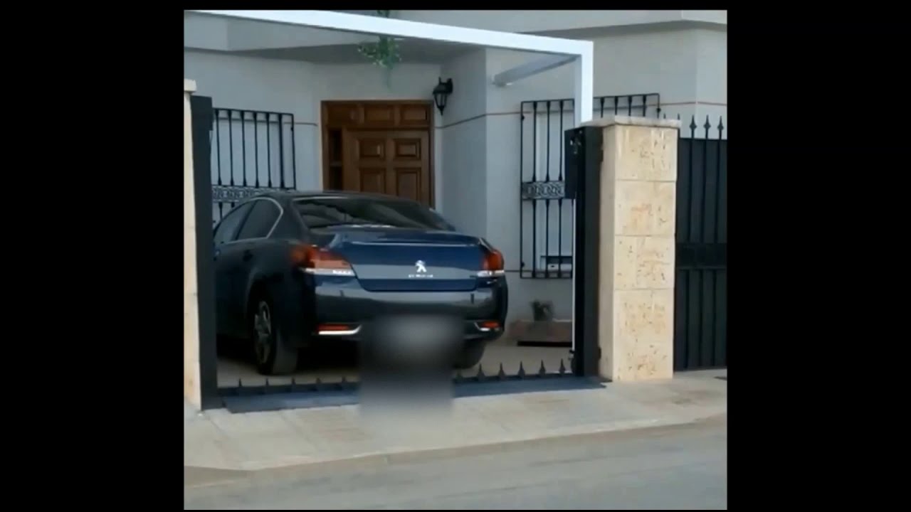 Puerta de garaje automática vertical - YouTube