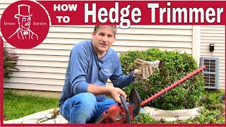 How to Use an Electric Hedge Trimmer to Trim Bushes