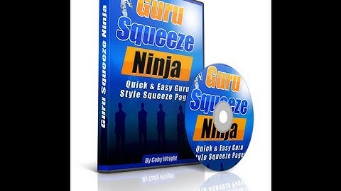 How To Use Guru Squeeze Ninja Software