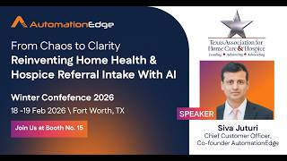 Referral Intake Challenges in Home Healthcare, Siva Juturi, Speaker at TAHC&amp;H 2026