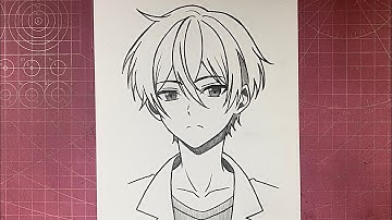 How to Draw Anime Boy step by step | Drawing Anime Tutorial | Easy Anime Drawing