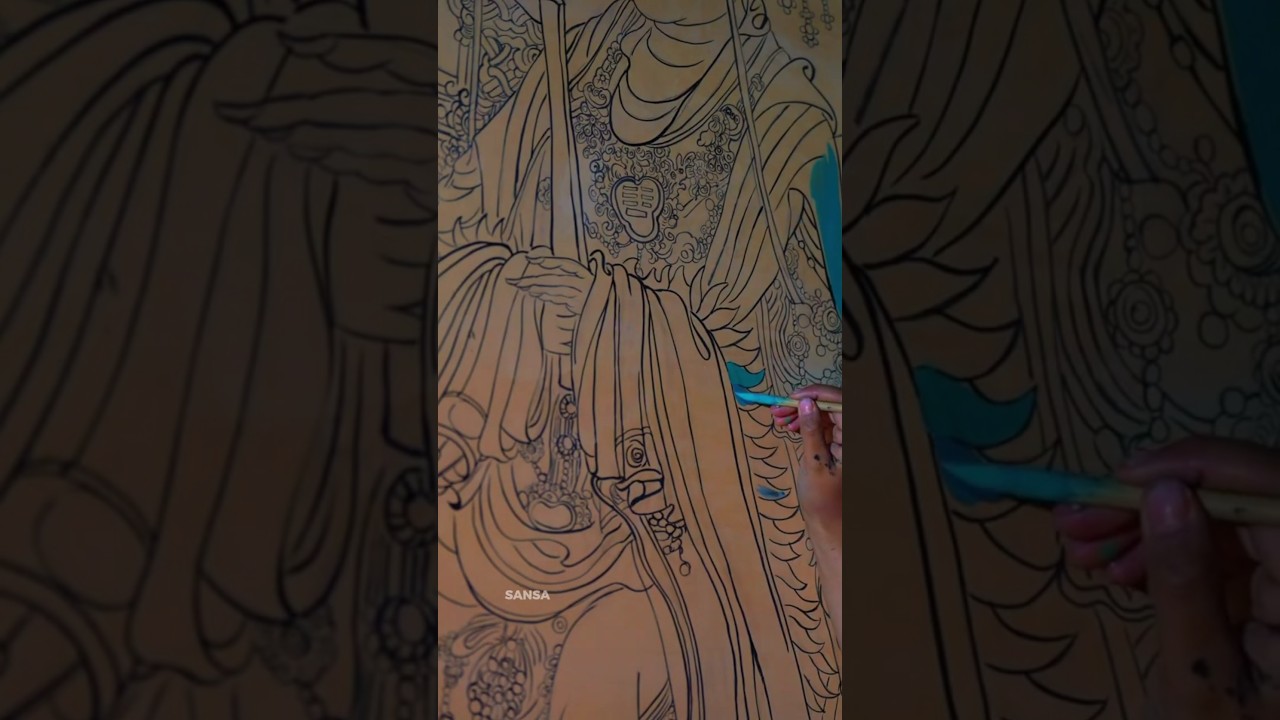 Спокойная красота красок, созданных вручную.