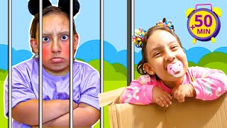  Coleção divertida de vídeos para crianças sobre bebês e babás com Maria Clara MC Divertida 