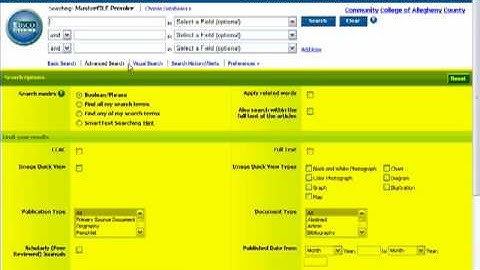Ebscohost: Basic Searching