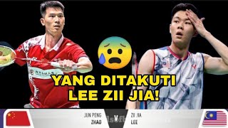 😱Yang Ditakuti! Lee Zii Jia vs ZHAO Jun Peng | Sejarah Pertemuan