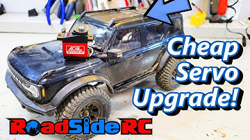 Traxxas TRX-4M Cheap Servo Upgrade (How to Install)