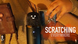ASMR - Scratching Everywhere (+ tapping)