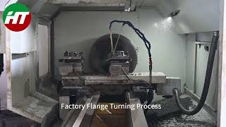 Precision CNC Turning Process | Stainless Steel Flange Machining