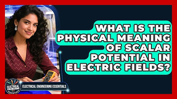 What Is The Physical Meaning Of Scalar Potential In Electric Fields?