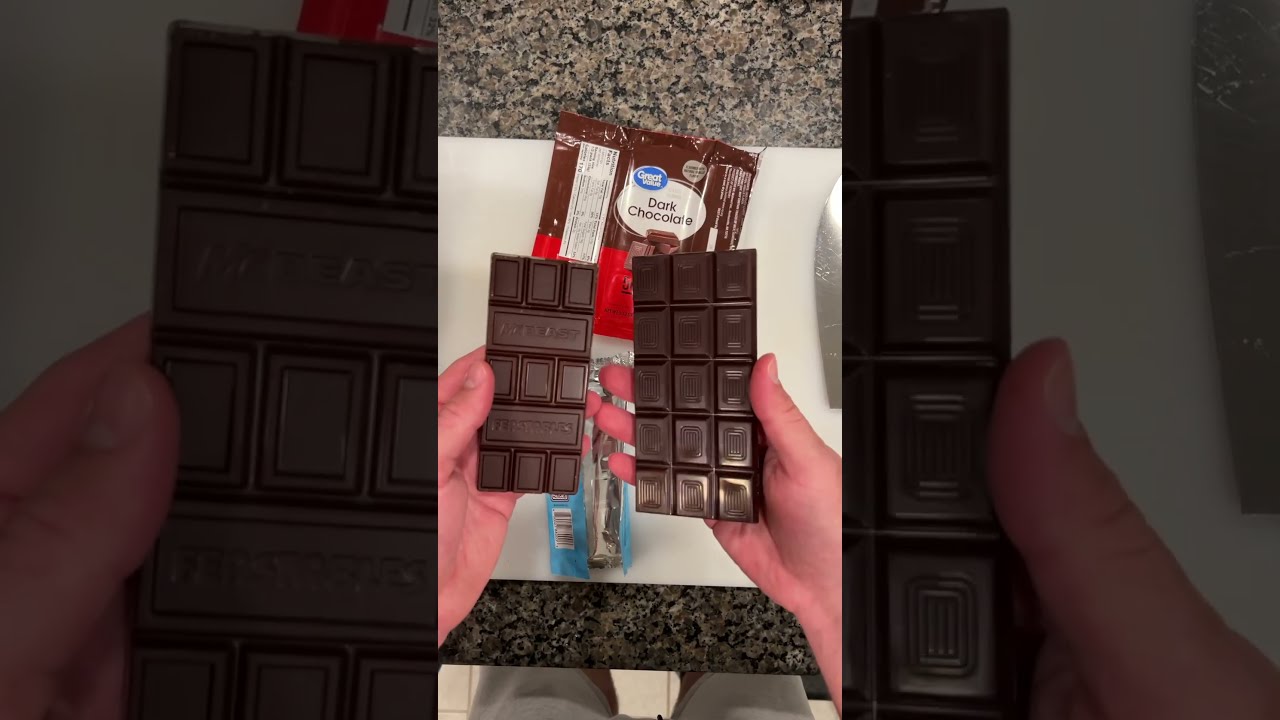 Walmart Brand Feastables Vs 1 Great Value Chocolate Shorts