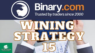 BINARY.COM BEST WINING STRATEGY 15 Profile