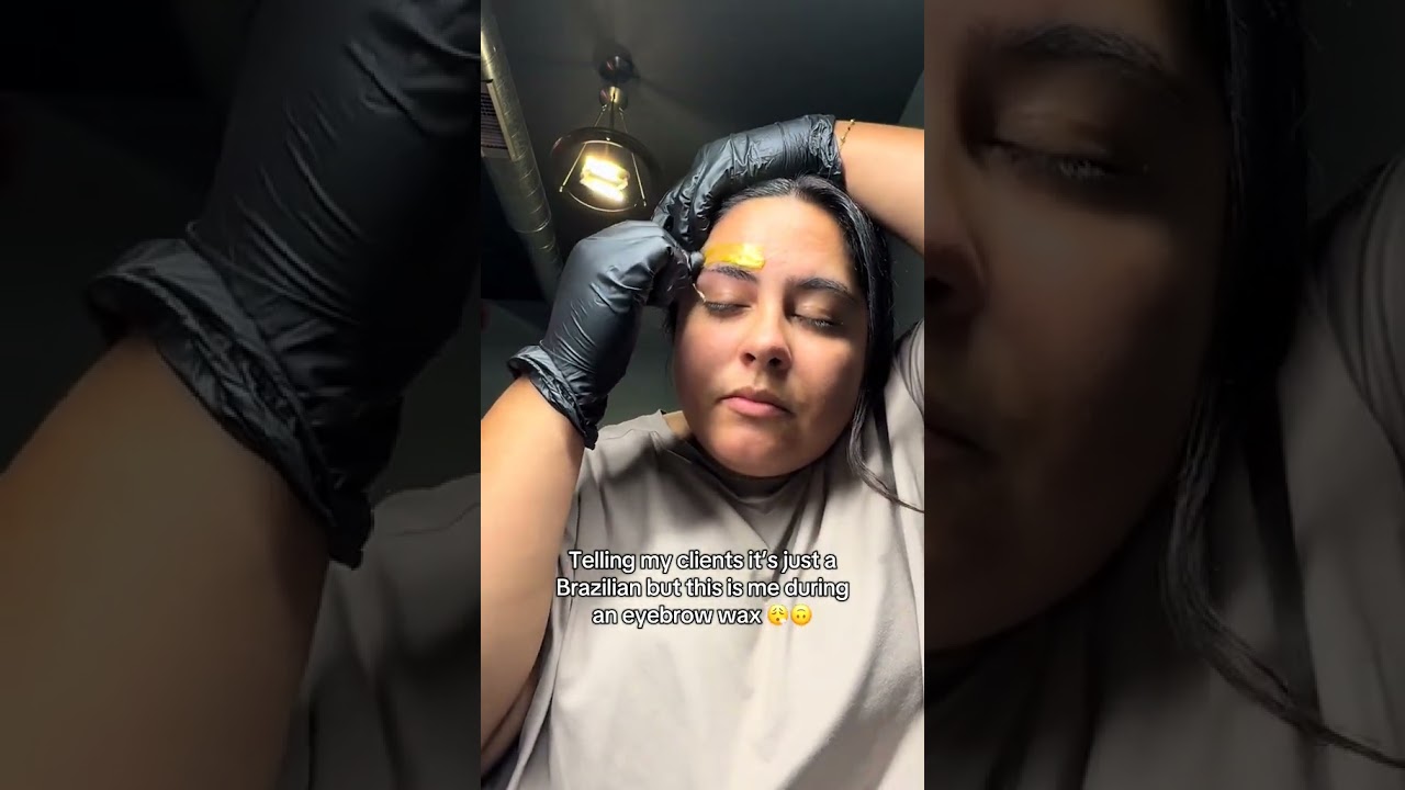 Eyebrow Waxing in Illinois Using Sexy Smooth Golden Allure Hard Wax | @ezioesthetics Tutorial