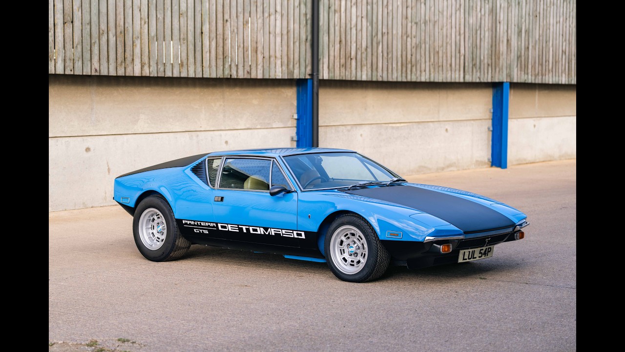 De Tomaso Pantera L/GTS アート作品　パネル Iconic Auctioneers | 1975 De Tomaso Pantera GTS-For Sale
