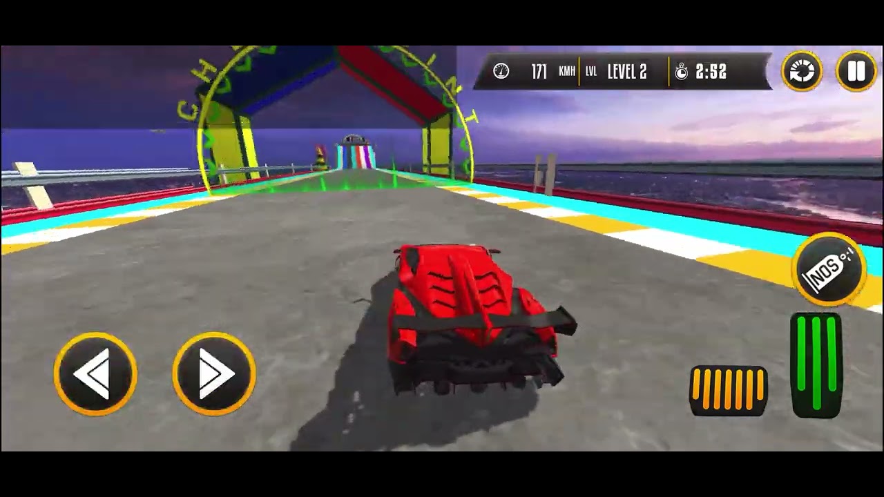 Mega car stunt gameplay epic games ramp stunt 