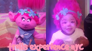Trolls experienc NYC / Meet and greet Poppy / Best day ever / Poppy face paint
