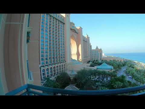The Atlantis Hotel Morning Relaxing Sea View at The Palm Jumeirah Dubai