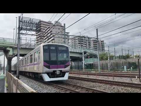 東京メトロ08系  08−102編成　63S　中央林間行き（フラット音あり）