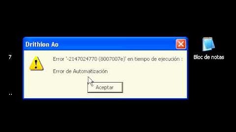 ERROR 2147024770 (Al ejecutar AO)