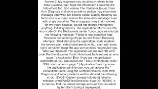 Application Error when trying to deploy docker-compose app in azure app service