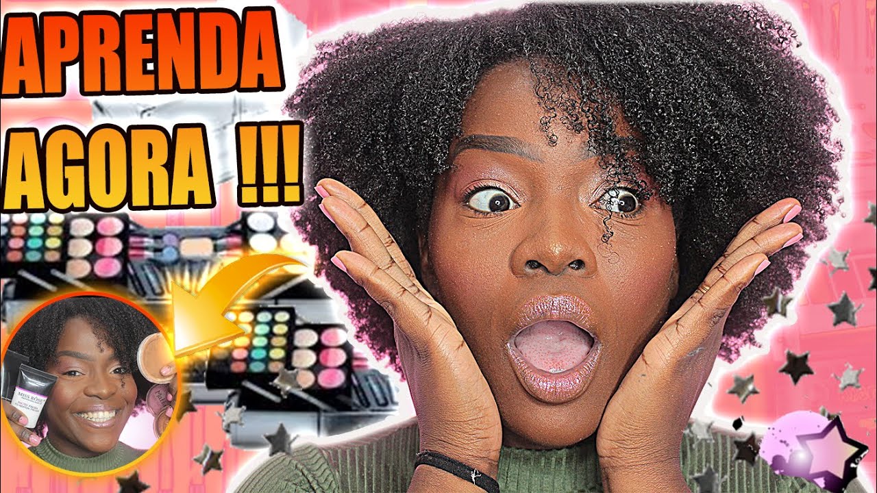 TUTORIAL de MAQUIAGEM para INICIANTES - em PELE NEGRA