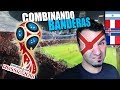 COMBINANDO BANDERAS MUNDIAL RUSIA 2018 - Grupo C Y D